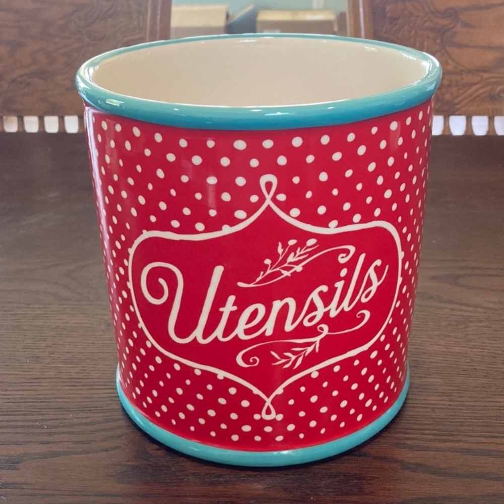 NEW Pioneer Woman Utensils Holder Crock